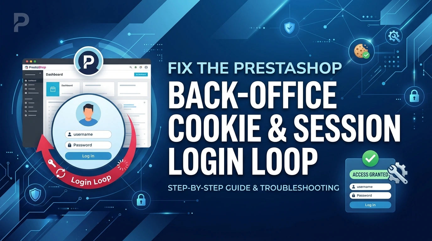 How To Fix the Persistent PrestaShop Back-Office Cookie & Session Login Loop